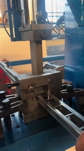 Square tube punching machine equipment