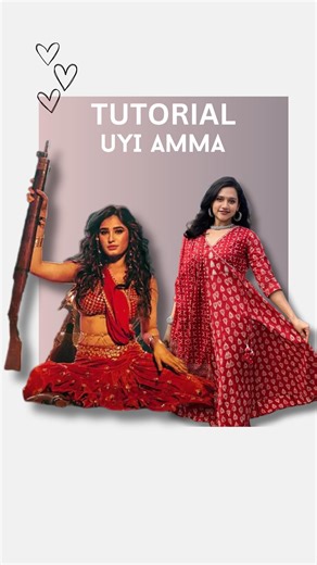 NISHA MENON on Instagram: "Dance Tutorial - UYI AMMA hookstep  Movie - Azaad Featuring - Rasha Thadani 殺 Here is the tutorial as requested, it’s mostly expressions . The steps are easy. happy dancing. #dancetutorial #bollywoodsongs #uyiamma #rashathadani #azaad #easyhookstep #easydancesteps #learndance #nishamenon"