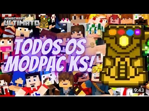 CONHEÇA TODOS OS MODPACKS DA SÉRIE MINECRAFT ÚLTIMATO [ DLET ]