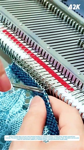 Machine Knitting – Perfect Color Stripes Setup