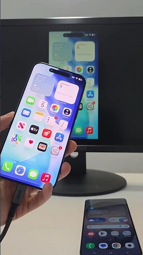 Connecting iPhone & Android to Monitor via HDMI to USB-C Cable
