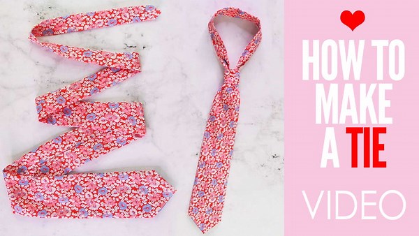 How to Make a Tie -Easy, FREE Tie Pattern (  Video) TREASURIE