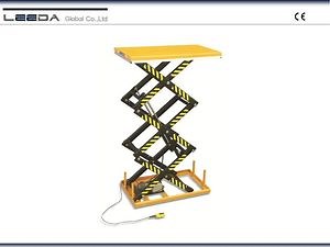 [Hot Item] 1000kg Electric Three Scissor Lift Table Hl-T1000