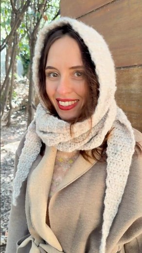 Maria Crochet Hooded Scarf | Easy Crochet Tutorial | PDF Pattern and Video #crochet #knitting