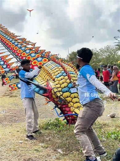 Taksaka Snake Head Dragon Kite: A Festival Highlight