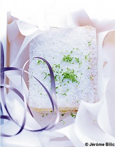 Layer cake ananas coco citron vert  pour 6 personnes - Recettes - Elle à Table