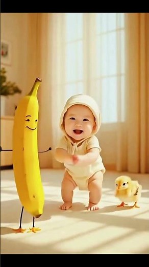 Chicken Banana Dance 5🐔🍌 | Funny Viral TikTok Trend | Shorts