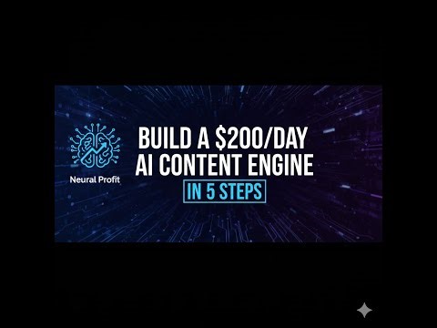 Build a $200/Day AI Content Engine in 5 Steps