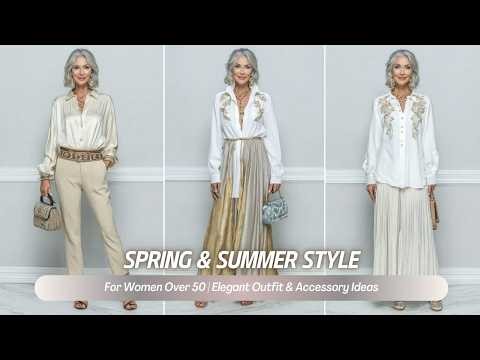 Spring & Summer Style for Women Over 50 | Elegant Outfit & Accessory Ideas
