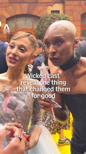 199K views · 1.2K reactions | We asked Wicked stars Ariana Grande, Cynthia Erivo, Michelle Yeoh and Jeff Goldblum: What changed you for good? Read more: https://cna.asia/48dDmxp | CNA | Facebook