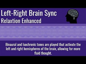 Hemi sync - Relax Enhanced- Increase Flow state / Binaural and Isochronic Beats // Frequency Tuning