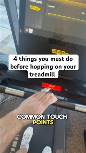 Here are 4 handy cleaning tips for your treadmill 😊 #gym #cleaning #treadmill #howto #clean