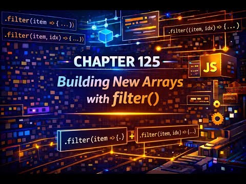 The Complete JavaScript Tutorial in Malayalam - Chapter 125 - Building New Array with filter() in JS