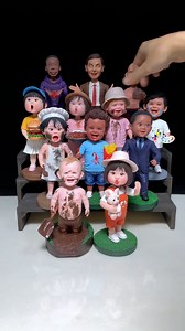 Too Hilarious! Watch these Handmade Clay Bobbleheads shake | Clayartisanjay