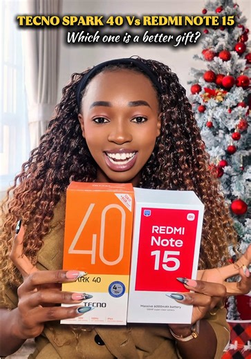 Comparison of Redmi Note 15 and Tecno Spark 40 for Gifting