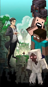 eren yeager/attack titan vs minecraft mob crazy battle ⚔️ #minecraft