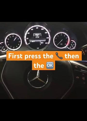 Hidden Menu ACCESS Mercedes E-Class #mercedes #car #cartips