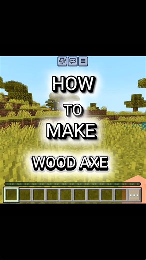 How To Make Wood Axe🪓 #trending #viral #video #minecraft #shorts #gaming
