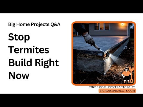 Slab Termite Barrier Crawlspace Access Design