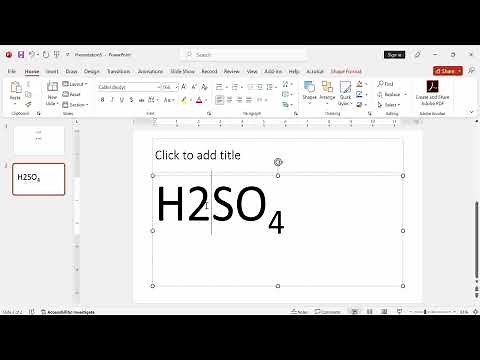 How to use subscript and superscript PowerPoint shortcut key
