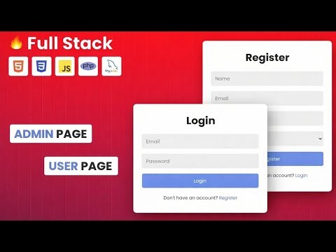 Create a Singnup & login page use html & css || click me