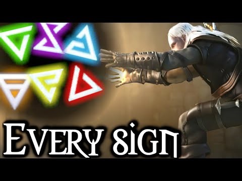 The Witcher 1 : Signs Showcase