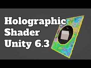 100% Full Steps Beginner Holographic Card Shader with Unity 6.3