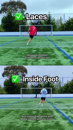 Laces And Inside Foot Tutorial 🎯