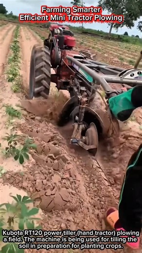 Farming Smarter | Efficient Mini Tractor Plowing