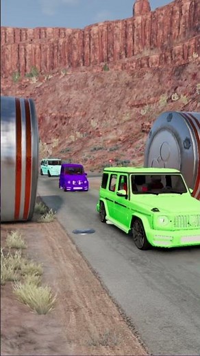 BOLLARD VS CARS GELIK🚗