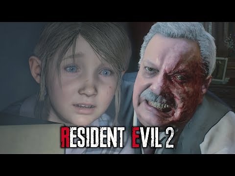 Resident Evil 2 Remake - Sherry Escapes From Chief Irons | William Birkin Kills Chief Irons & Mr. X