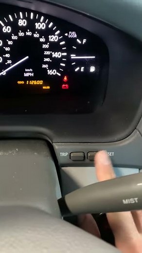 Lexus LS430 Oil maintenance reset