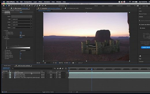 Blender导出Multilayer EXR文件到AE里合成教程