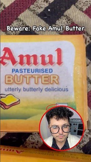 AMUL FAKE BUTTER? 😱 #shorts