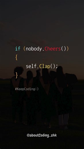 Self-support matters . . . 🥀 #coding #self #foryou #fyp