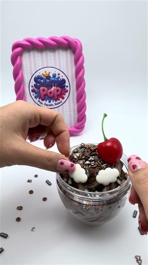 🍫 Chocolate Ice Cream Slime ASMR | So Satisfying! 🍦