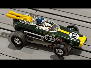 HO Slot Car 1965 Indy 500 Winner - Retro