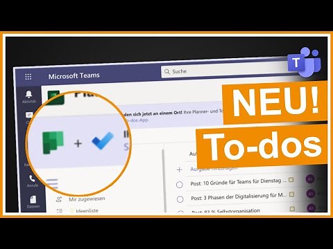 Erster Eindruck: To Do & Planner Aufgaben zentral in Teams!