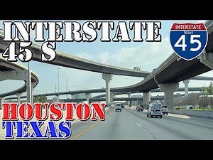 I-45 South - Houston - The Woodlands - Galveston - Texas - 4K Highway Drive