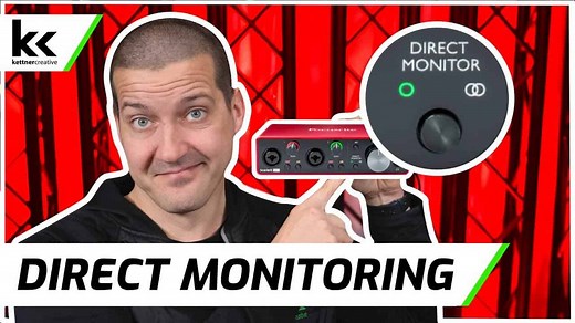 Focusrite Scarlett 2i2 Direct Monitoring Button Explained