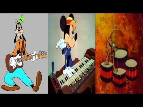 Mickey Mouse Alphabet Song Isolated Bass, Drums, and Electric Piano