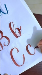 Brush pen calligraphy lesson