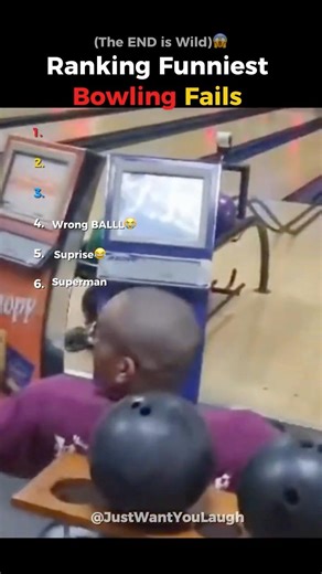 Ranking Funniest Bowling Fails☠️😭 #shorts