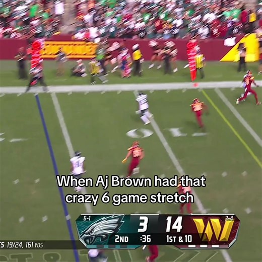 Broke Calvin Johnson’s record #fyp #nfl #ajbrown #philadelphiaeagles #highlights