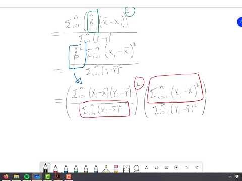 Simple Linear Regression: The Connection between R-squared and Pearson's Correlation