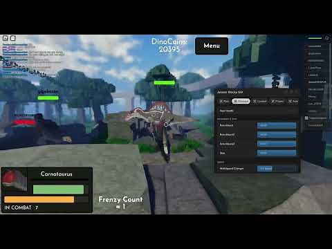 [Roblox] Jurassic Blocky Script UPDATED | Damage Modifiers | Reach | Kill Aura