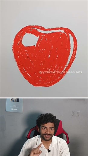 How To Draw A APPLE 🍎