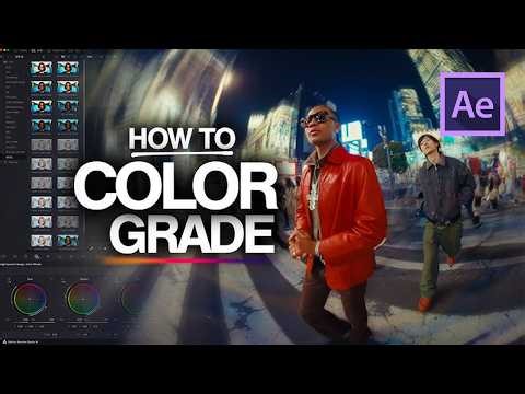 Cinematic Color Grade Style For Beginners || After Effect Tutorial