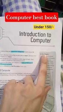 Introduction to computer | Computer awareness book review |Best computer book #arihanth #computer