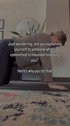 Here’s why this happens: At its core, this isn’t about over-explaining. It’s about the deep desire to be known. To be seen accurately. To be met. To feel connected without having to perform, soften, or translate yourself. Many people pleasers learned early that being understood wasn’t automatic — it had to be earned. So we offered more context. More clarity. More kindness. More benefit of the doubt. Not because we’re weak. But because connection mattered. The painful part? When someone is commit
